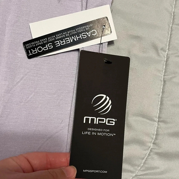 MPG Women's Lilac Florence Sports Cashmere Blend Tank Size Small - Picture 3 of 10